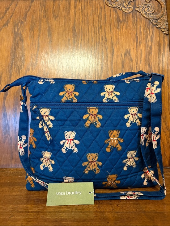 Vera Bradley Handbags - NWT-Vera Bradley-Bunch of 🐻 Bears 🧸Original Zip Hipster Crossbody Bag-$80